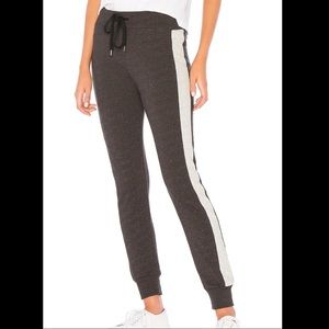 Sundry Colorblock Jogger in Soft Black